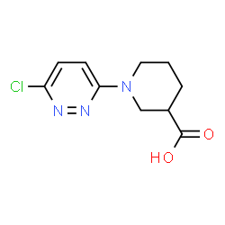 1-(6-Chloropyridazin-3-yl)piperidine-3-carboxylic acid structure