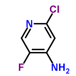 4-氨基-2氯-5-氟吡啶结构式