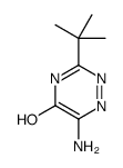 6-amino-3-tert-butyl-2H-1,2,4-triazin-5-one Structure