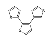 5-methyl-2-thiophen-2-yl-3-thiophen-3-ylthiophene Structure