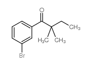 3'-BROMO-2,2-DIMETHYLBUTYROPHENONE结构式