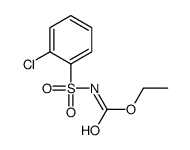 ethyl N-(2-chlorophenyl)sulfonylcarbamate结构式