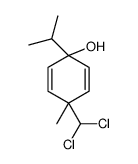 4-(dichloromethyl)-4-methyl-1-propan-2-ylcyclohexa-2,5-dien-1-ol Structure