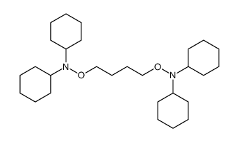N-cyclohexyl-N-[4-(dicyclohexylamino)oxybutoxy]cyclohexanamine Structure
