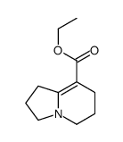 ethyl 1,2,3,5,6,7-hexahydroindolizine-8-carboxylate结构式