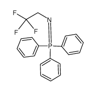 1,1,1-triphenyl-N-(2,2,2-trifluoroethyl)-5-phosphanimine结构式