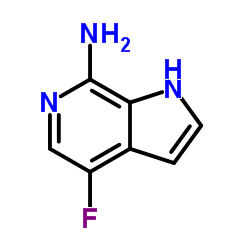 4-Fluoro-1H-pyrrolo[2,3-c]pyridin-7-amine structure