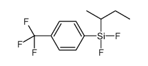 butan-2-yl-difluoro-[4-(trifluoromethyl)phenyl]silane结构式