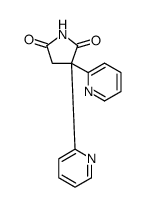 3,3-DI(PYRIDIN-2-YL)PYRROLIDINE-2,5-DIONE structure