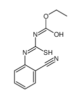 ethyl N-[(2-cyanophenyl)carbamothioyl]carbamate Structure