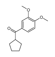 cyclopentyl(3,4-dimethoxyphenyl)methanone结构式