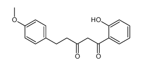 1-(2-hydroxyphenyl)-5-(4-methoxyphenyl)pentane-1,3-dione Structure