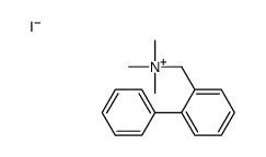 trimethyl-[(2-phenylphenyl)methyl]azanium,iodide Structure
