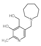5-(azepan-1-ylmethyl)-4-(hydroxymethyl)-2-methyl-pyridin-3-ol Structure