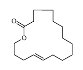 oxacycloheptadec-13-en-2-one结构式