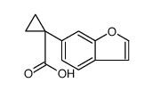 1-(BENZOFURAN-6-YL)CYCLOPROPANECARBOXYLIC ACID structure