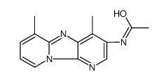 N-(4,6-dimethylimidazo[1,2-a:5,4-b']dipyridin-3-yl)acetimidic acid结构式