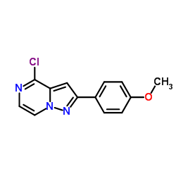 4-Chloro-2-(4-methoxyphenyl)pyrazolo[1,5-a]pyrazine Structure