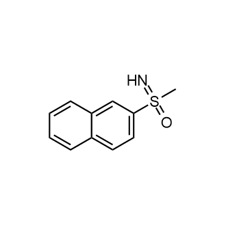 S-Methyl-S-2-naphthalenylsulfoximine Structure