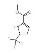 5-(三氟甲基)-1H-吡咯-2-羧酸甲酯结构式