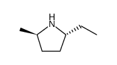 Pyrrolidine, 2-ethyl-5-methyl-, (2R,5R)-rel- Structure