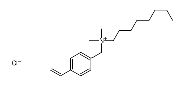 (4-ethenylphenyl)methyl-dimethyl-octylazanium,chloride结构式
