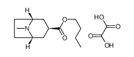 n-butyl 8-methyl-8-azabicyclo[3.2.1]octan-3β-carboxylate oxalate salt Structure