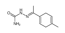 1-(4-methyl-cyclohexa-1,4-dienyl)-ethanone semicarbazone结构式