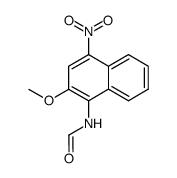 N-(2-methoxy-4-nitro-[1]naphthyl)-formamide Structure