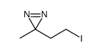 3-(2-iodoethyl)-3-methyl-3H-diazirine Structure