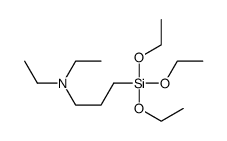 氮,氮-二乙基-3-三乙氧基硅丙基-1-胺结构式