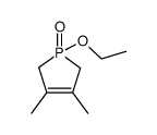1-ethoxy-3,4-dimethyl-Δ3-phospholen oxide Structure