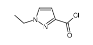 1-Ethyl-1H-pyrazole-3-carbonyl chloride结构式