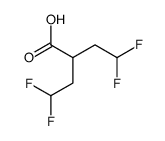 2-(2,2-Difluoroethyl)-4,4-difluorobutanoic acid Structure