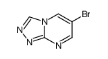 6-溴-[1,2,4]三唑并[4,3-a]嘧啶结构式