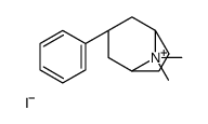 (1S,5R)-8,8-dimethyl-3-phenyl-8-azoniabicyclo[3.2.1]octane,iodide结构式