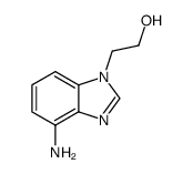 1-Benzimidazoleethanol,4-amino-(6CI) Structure