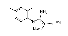 5-Amino-1-(2,4-difluorophenyl)-1H-pyrazole-4-carbonitrile picture