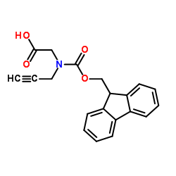 Fmoc-N-(propargyl)-glycine Structure