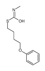 S-(4-phenoxybutyl) N-methylcarbamothioate Structure