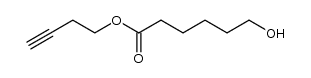 but-3-yn-1-yl 6-hydroxyhexanoate结构式