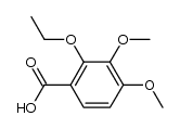 2-ethoxy-3,4-dimethoxy-benzoic acid Structure