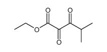 4-methyl-2,3-dioxo-pentanoic acid ethyl ester结构式