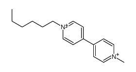 1-hexyl-4-(1-methylpyridin-1-ium-4-yl)pyridin-1-ium Structure