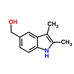(2,3-Dimethyl-1H-indol-5-yl)methanol结构式