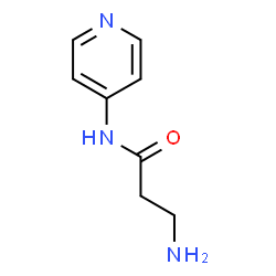 3-amino-N-pyridin-4-ylpropanamide结构式