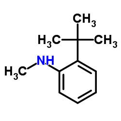 Aniline, o-tert-butyl-N-methyl- Structure