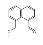 8-methoxymethyl-naphthalene-1-carbaldehyde Structure