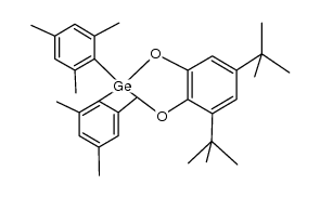 2,2-dimesityl(6,8-di-t-butyl)-4,5-benzo-2-germa-1,3-dioxolane Structure