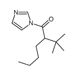 2-tert-butyl-1-imidazol-1-ylhexan-1-one结构式